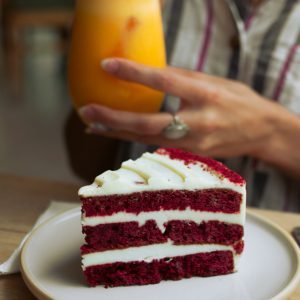 exprimido y red velvet